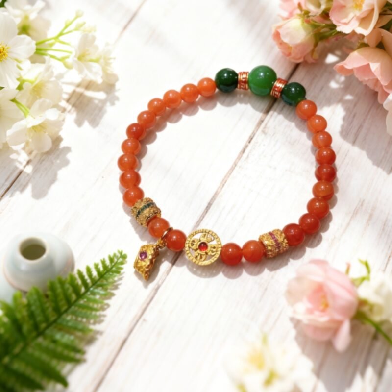 H201 Blue Dream Bead Bracelet