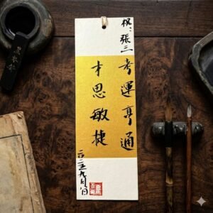 H15A Master Calligraphy Blessing (Single Sheet)